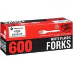 Member's Mark White Plastic Forks