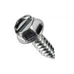 #14 X ¾ Slotted Hex Head License Plate Screw