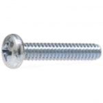 6mm x 16mm Phillips Pan Head Machine License Plate Screw