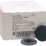 Scotch-Brite™ Roloc™ Surface Conditioning Disc 07515 Blue, 2", Very Fine, 25/box
