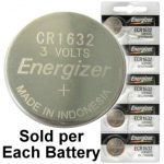 3 Volt Lithium Coin Cell CR1632