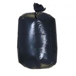 38"x60" 17 mic 55 Gallon High Density Poly Ethylene Can Liner Rolls Black