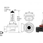 HALOGEN LAMP H11 55W