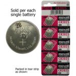 Maxell CR2025 3 Volt Lithium Coin Cell